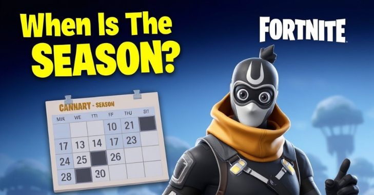 Fortnite season update shown on a gaming screen