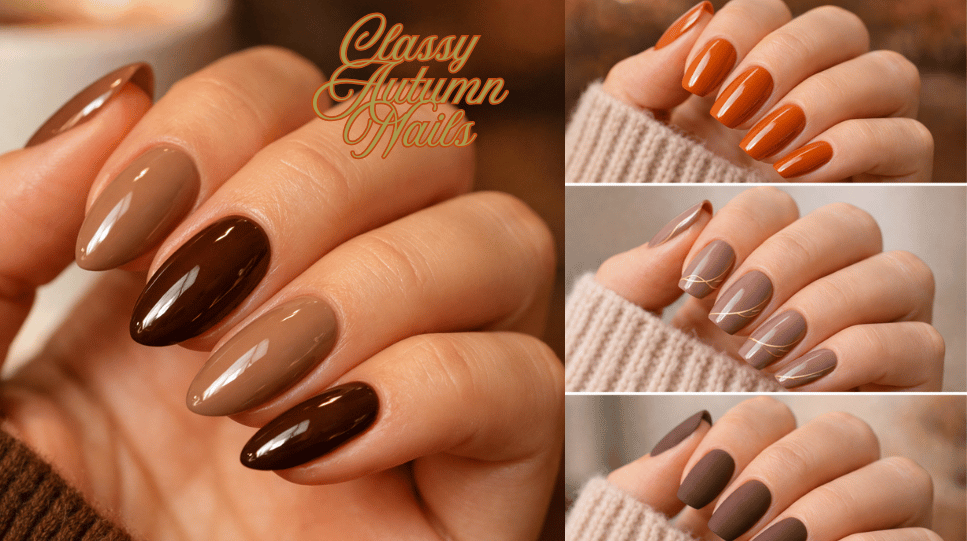 Classy Autumn Nails: Complete Guide to Stunning Fall Nail Designs, Rich Seasonal Colors, Matte and Glossy Textures, Creative Patterns, and Expert Styling Tips for a Chic, Trendy, Elegant Look