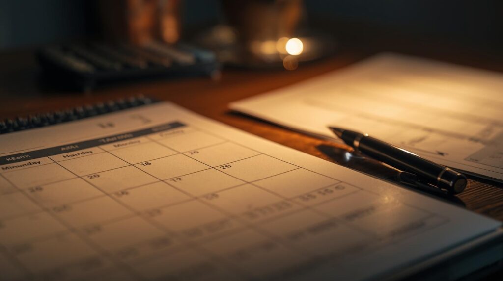 Person completing a tax return on a laptop