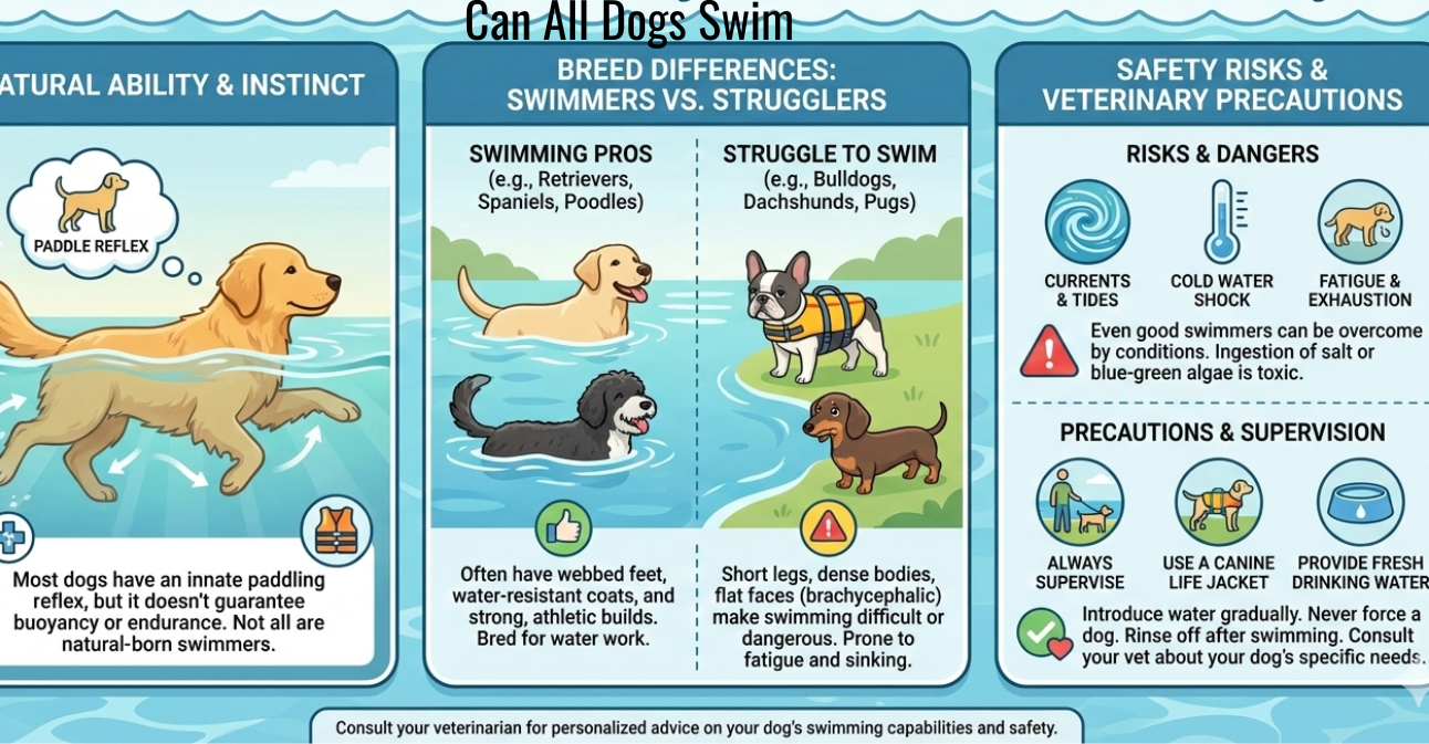 Can All Dogs Swim? Breed Ability, Risks and Water Safety Explained