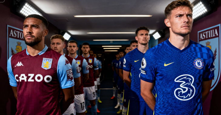 Football stadium filling ahead of a Premier League fixture