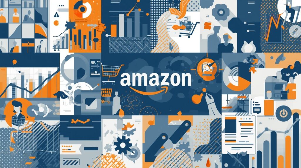 Amazon online marketing and advertising campaigns shown on a dashboard