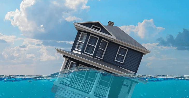 Historic UK property market price data displayed on a long-run chart