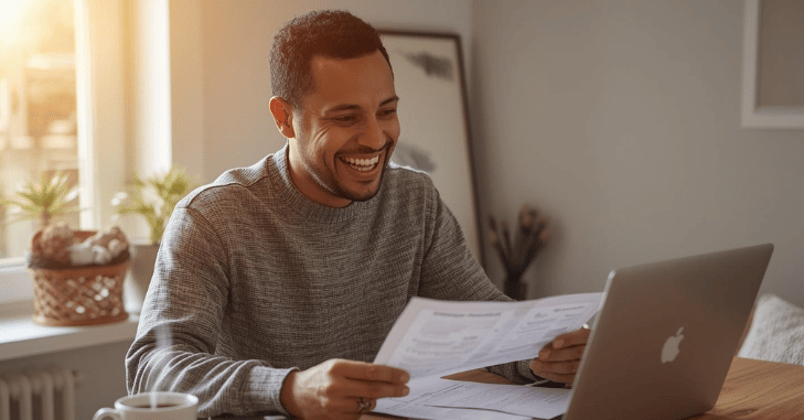 Solicitor completing property purchase documents