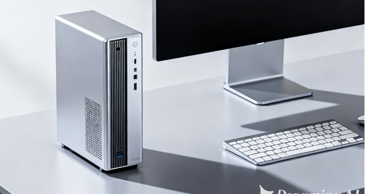 PC tower components including processor, graphics card and memory