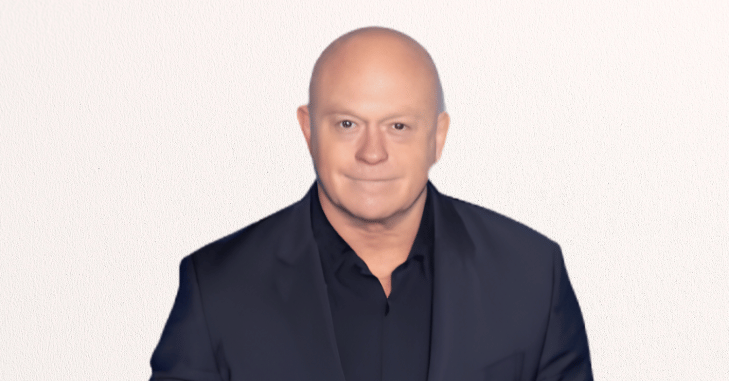 Actor and presenter photographed at a media event