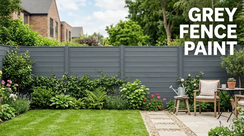 Grey Fence Paint for UK Gardens: Everything You Need to Know About Shades, Product Types, and Painting Tips