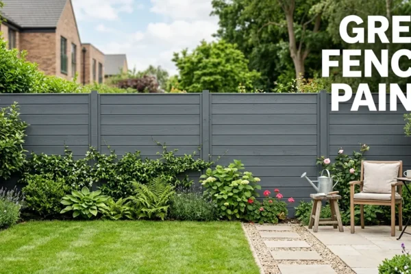 Grey Fence Paint for UK Gardens: Everything You Need to Know About Shades, Product Types, and Painting Tips