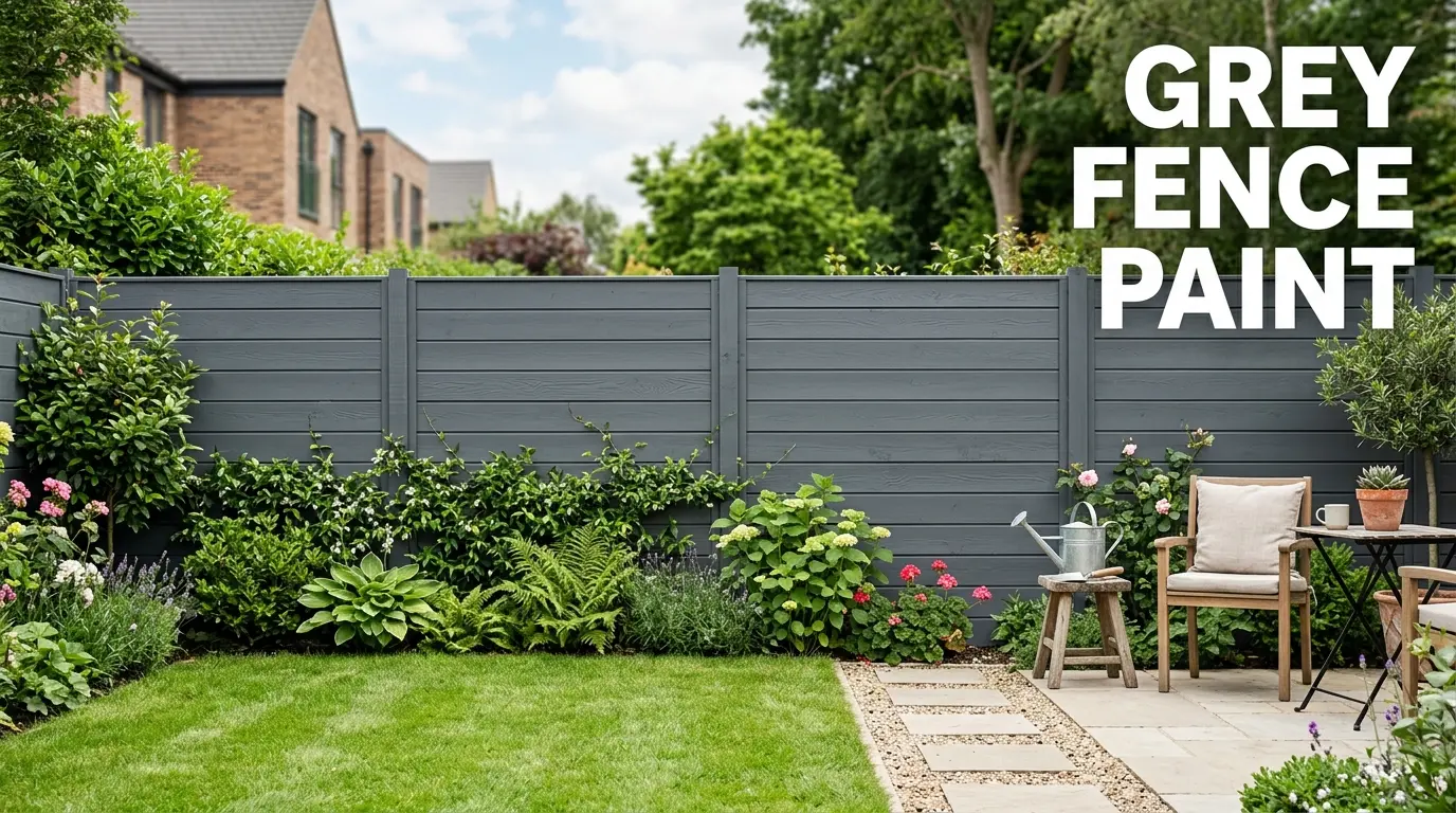 Grey Fence Paint for UK Gardens: Everything You Need to Know About Shades, Product Types, and Painting Tips