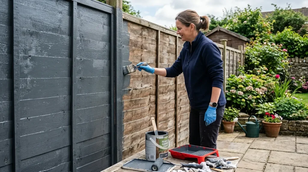How to Paint a Fence Properly
